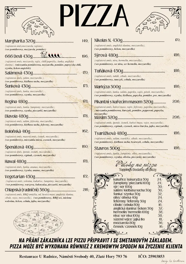 Menu_Restaurace U Radnice Zlaté Hory_Zlaté Hory_image_3