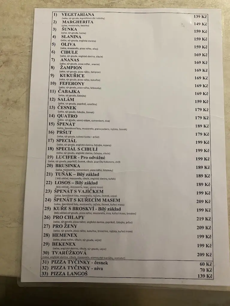 Menu_Březovská pizzerie u Zapletalů_Březová nad Svitavou_image_1