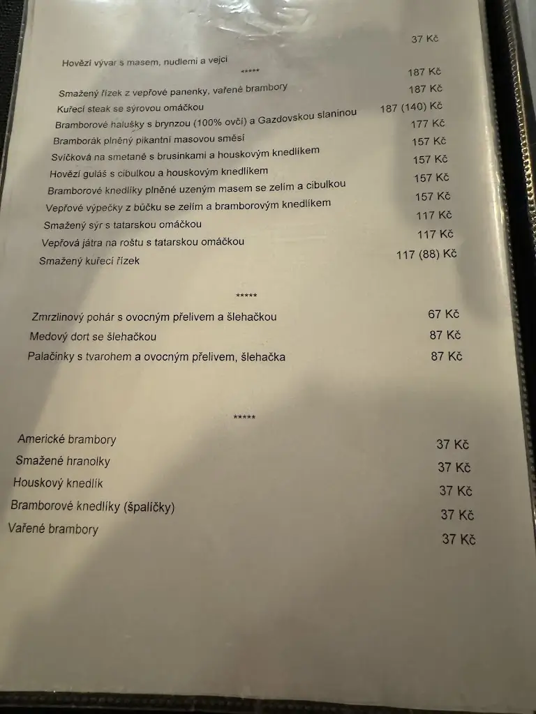 Menu_Motorest Koliba_Býšť_image_1