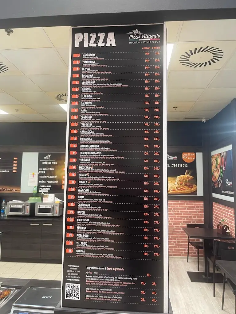 Menu_Pizza Villaggio Česká Třebová_Česká Třebová_image_1