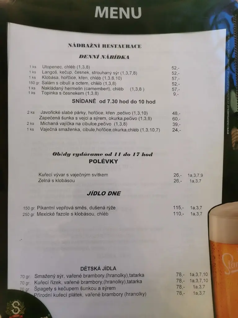 Menu_Nádražní restaurace ČT_Česká Třebová_image_4