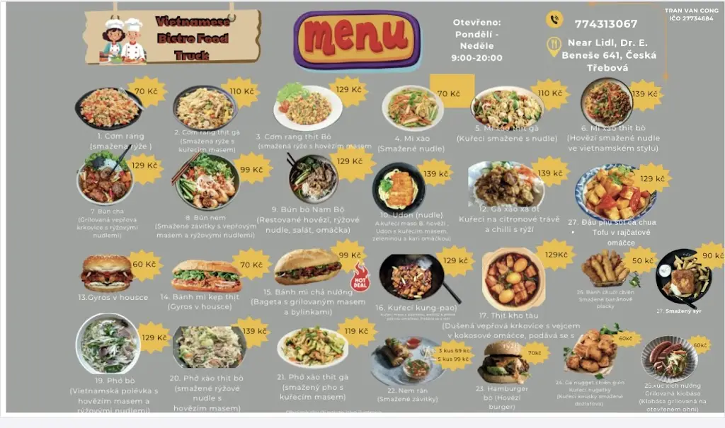 Vietnamese Bistro Food Truck_Česká Třebová_menu_image_1