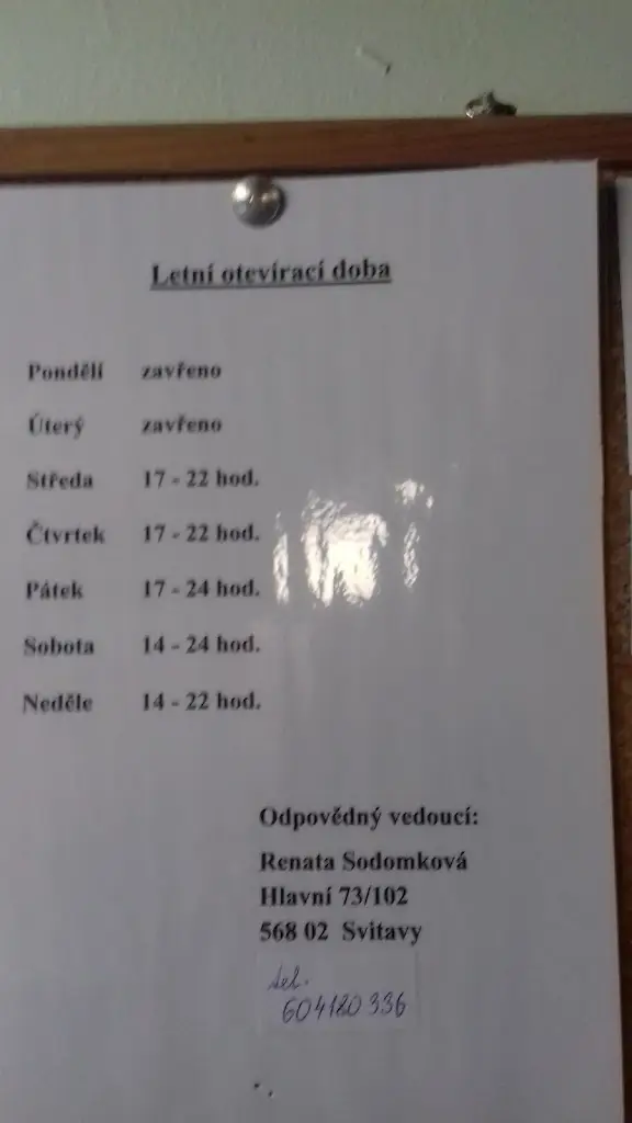 Menu_Hospoda u Sitařu_Česká Třebová_image_1
