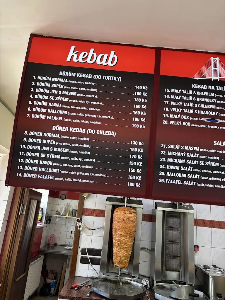 Menu_Kebab Istanbul bar_Česká Třebová_immagine_1