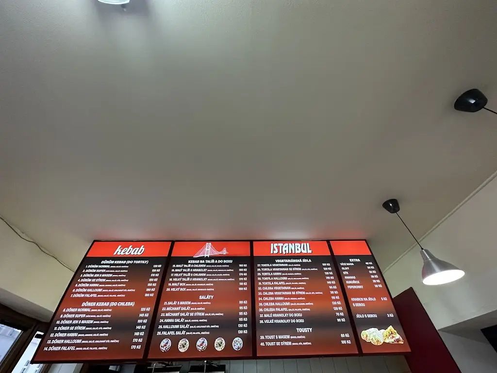 Menu_Kebab Istanbul bar_Česká Třebová_immagine_2