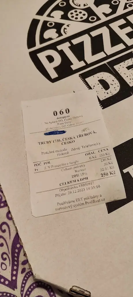 Jan Kovář_Pizza Deny Č.Trebová_Česká Třebová_review