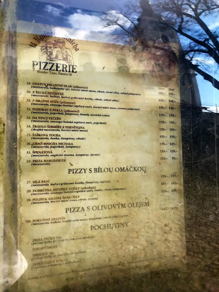 Menu_Pizzerie U mnicha_Hrochův Týnec_image_1