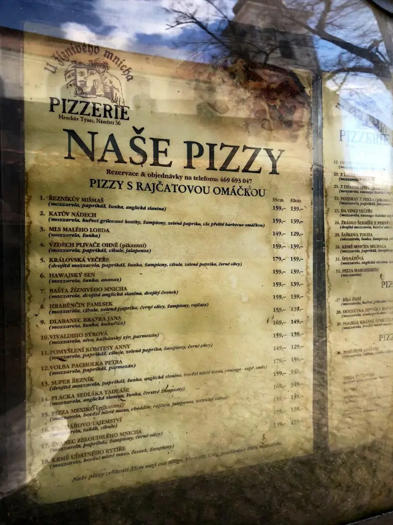 Menu_Pizzerie U mnicha_Hrochův Týnec_image_2