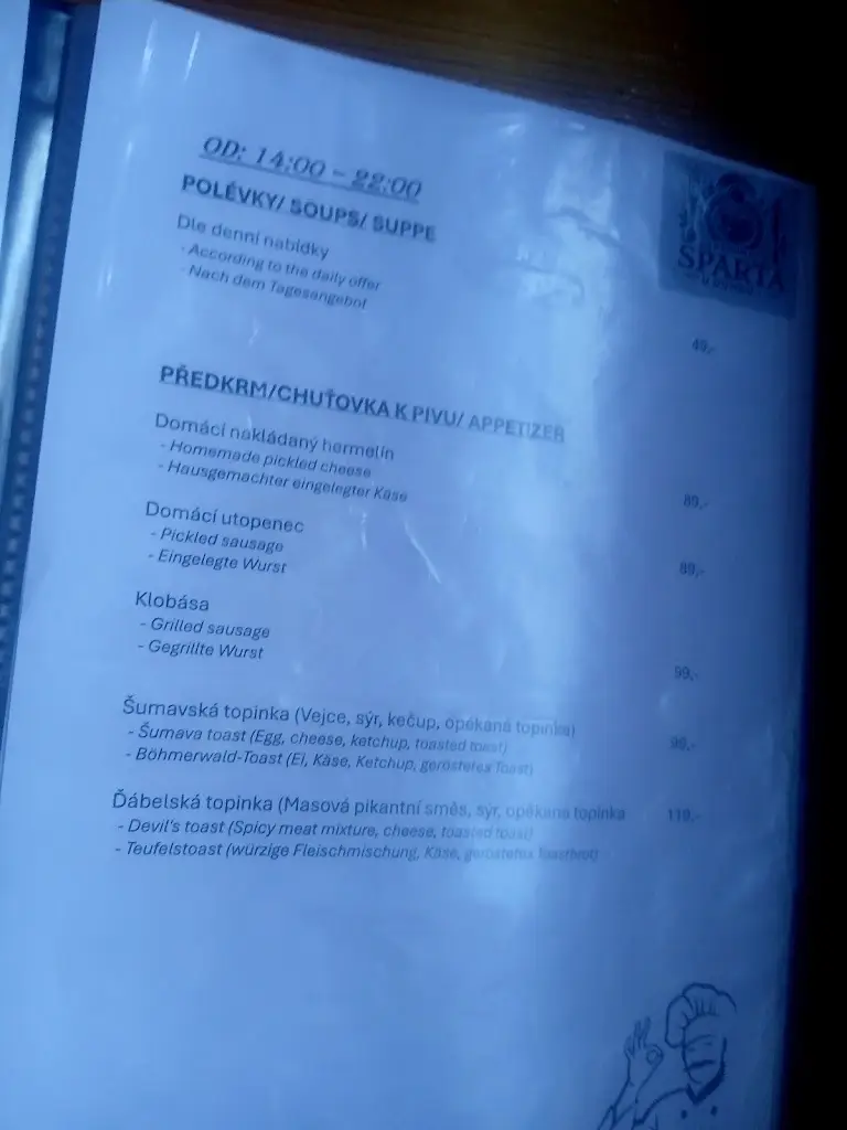 Menu_Restaurace Sparta Loučovice_Loučovice_image_3