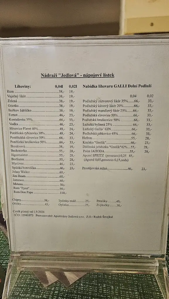 Menu_Jedlová Station Restaurant_Jedlová_image_3