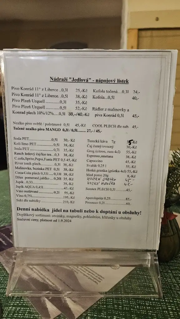 Menu_Jedlová Station Restaurant_Jedlová_image_4