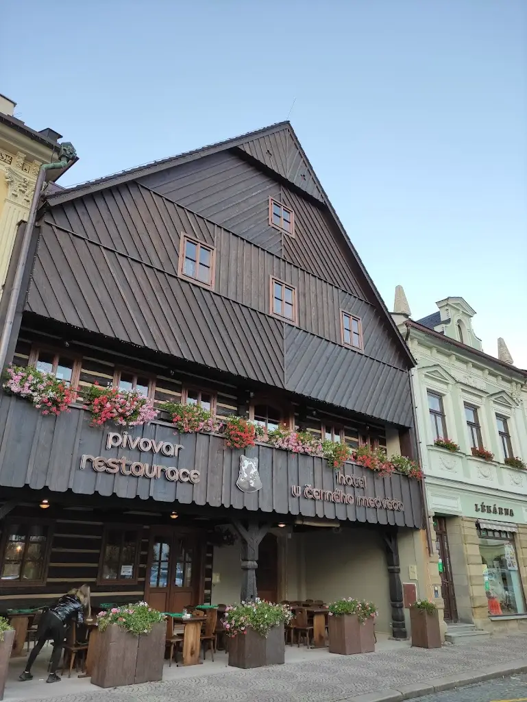 Hotel At The Black Bear ristorante a Jablonné nad Orlicí