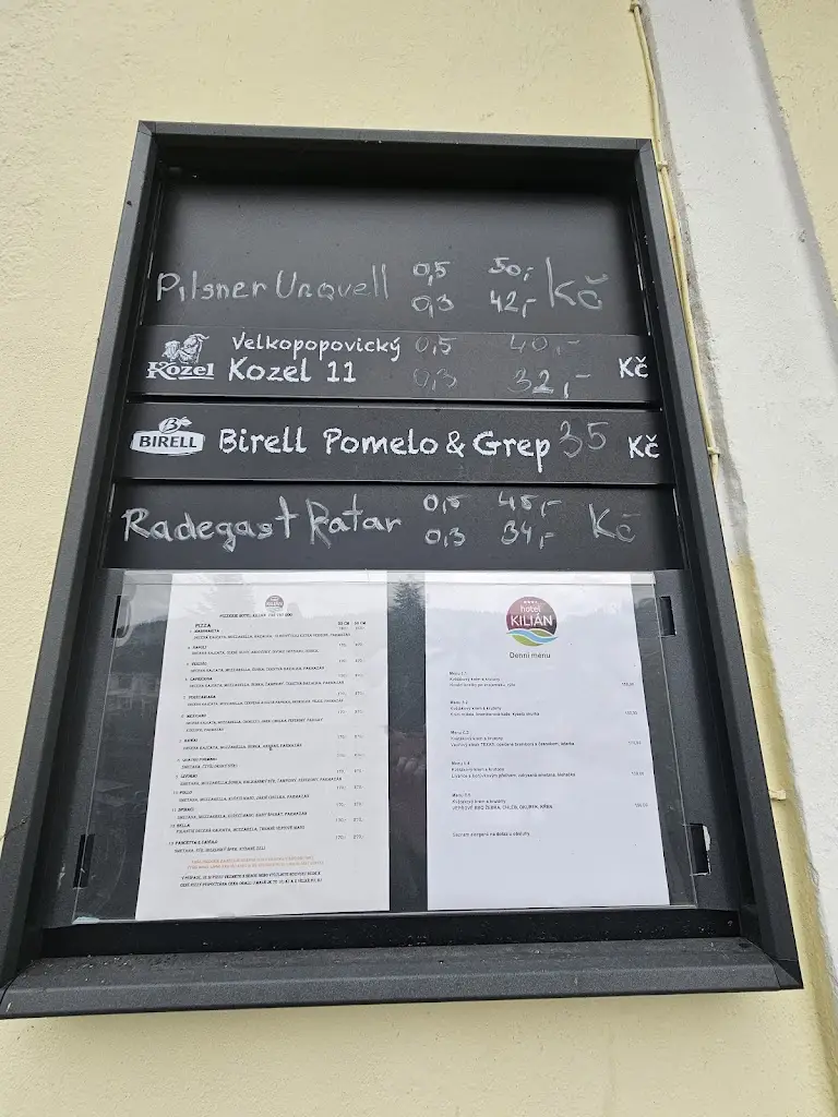 Menu_Restaurace Hotel Kilian_Loučovice_image_1