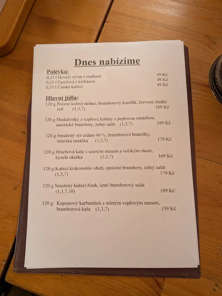 Menu_Restaurace U Toulovce_Proseč_image_1