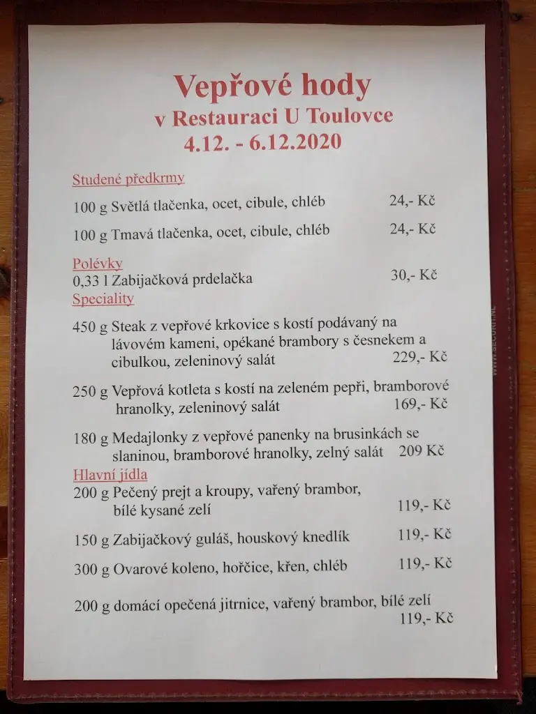 Menu_Restaurace U Toulovce_Proseč_image_2