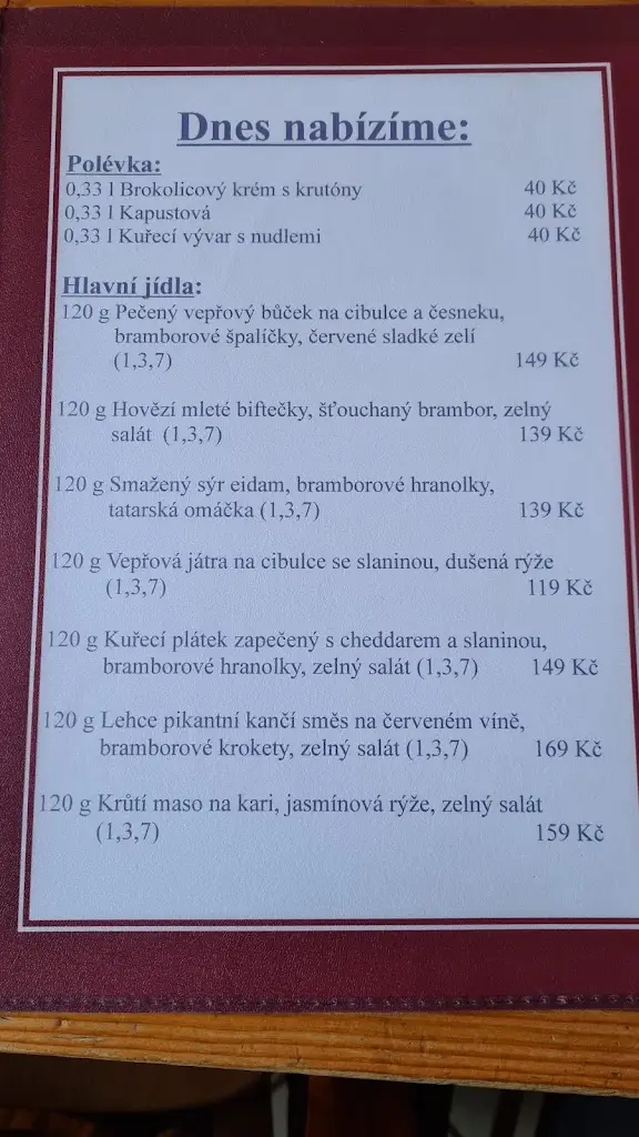 Menu_Restaurace U Toulovce_Proseč_image_4