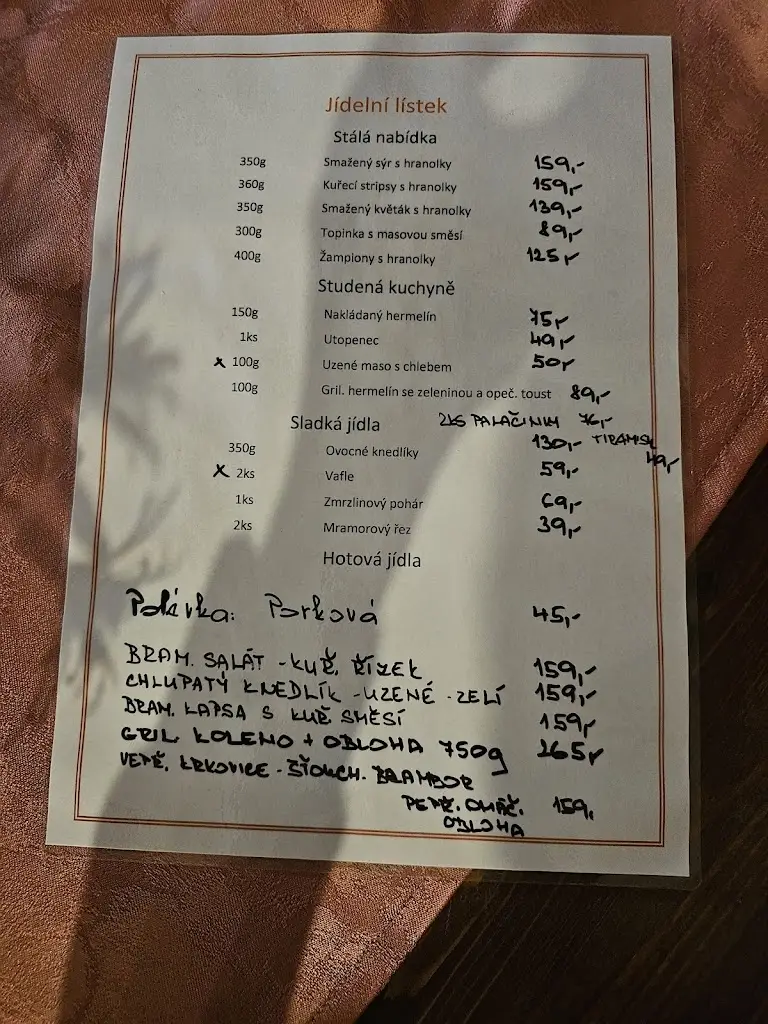 Menu_Restaurace U Marešů_Proseč_image_1