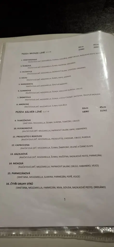 Menu_Restaurace Na hladince_Moravská Třebová_image_4