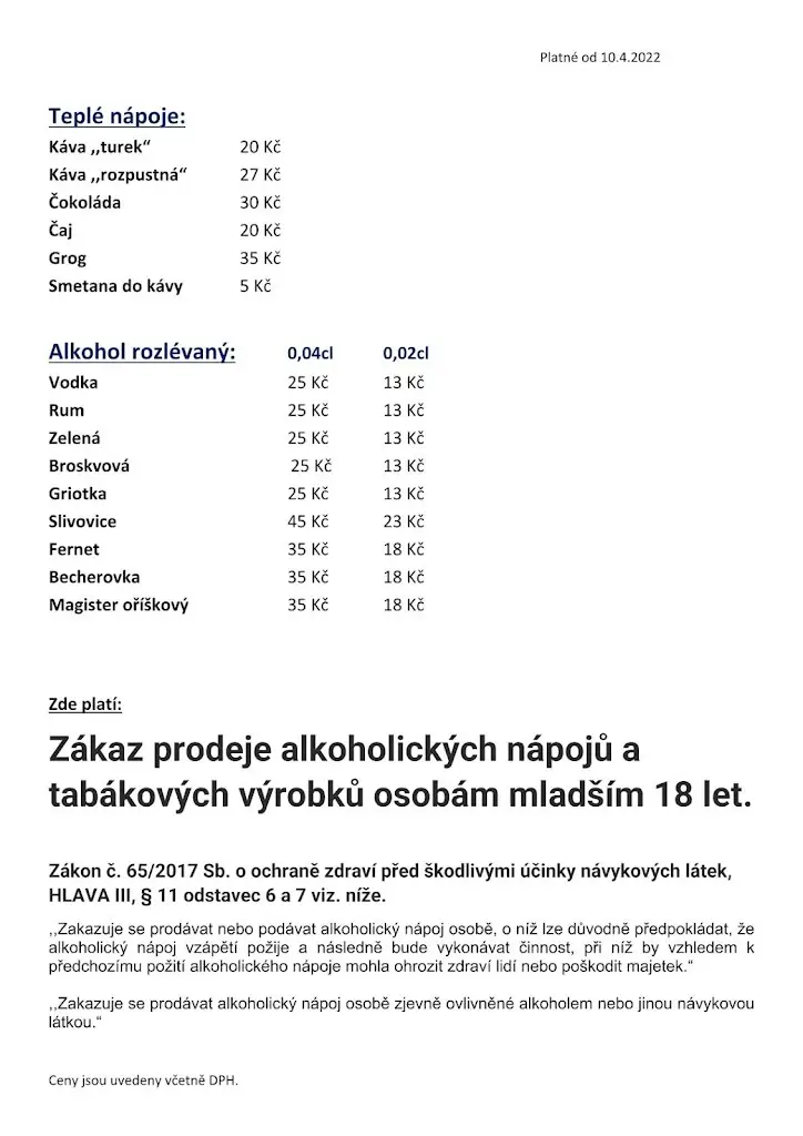 Menu_Hospoda Brozany_Staré Hradiště_image_3