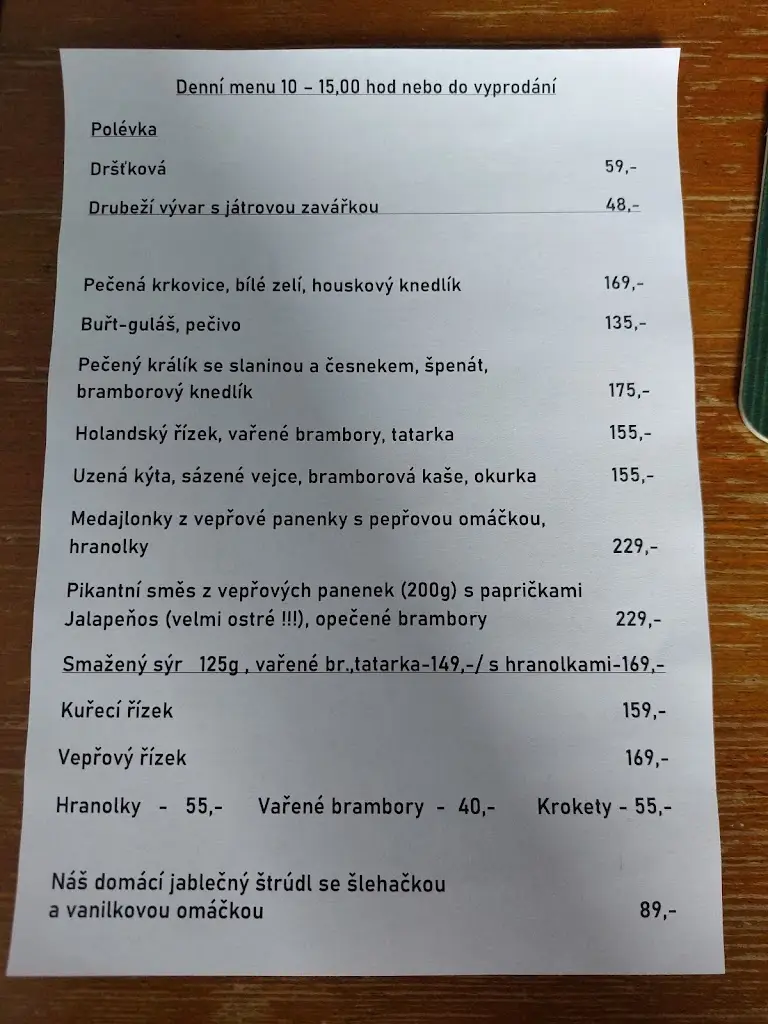 Menu_Letovský statek_Mirovice_image_4