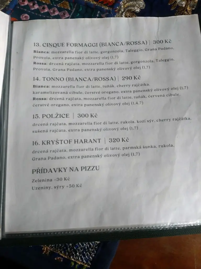 Menu_Pizzerie Café Kryštof Harant_Bezdružice_image_2