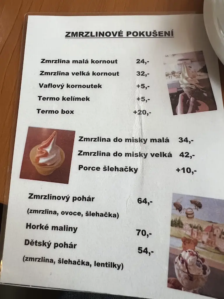 Menu_Medová kavárna_Bělá nad Radbuzou_immagine_1