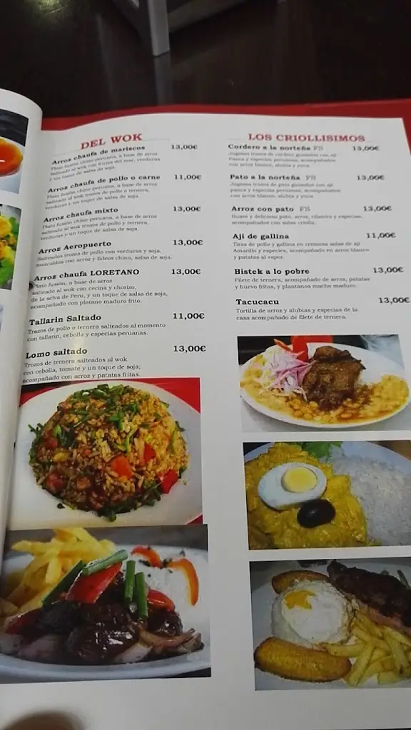 Menu_Tushpa Restaurante Peruano_Břasy_image_2