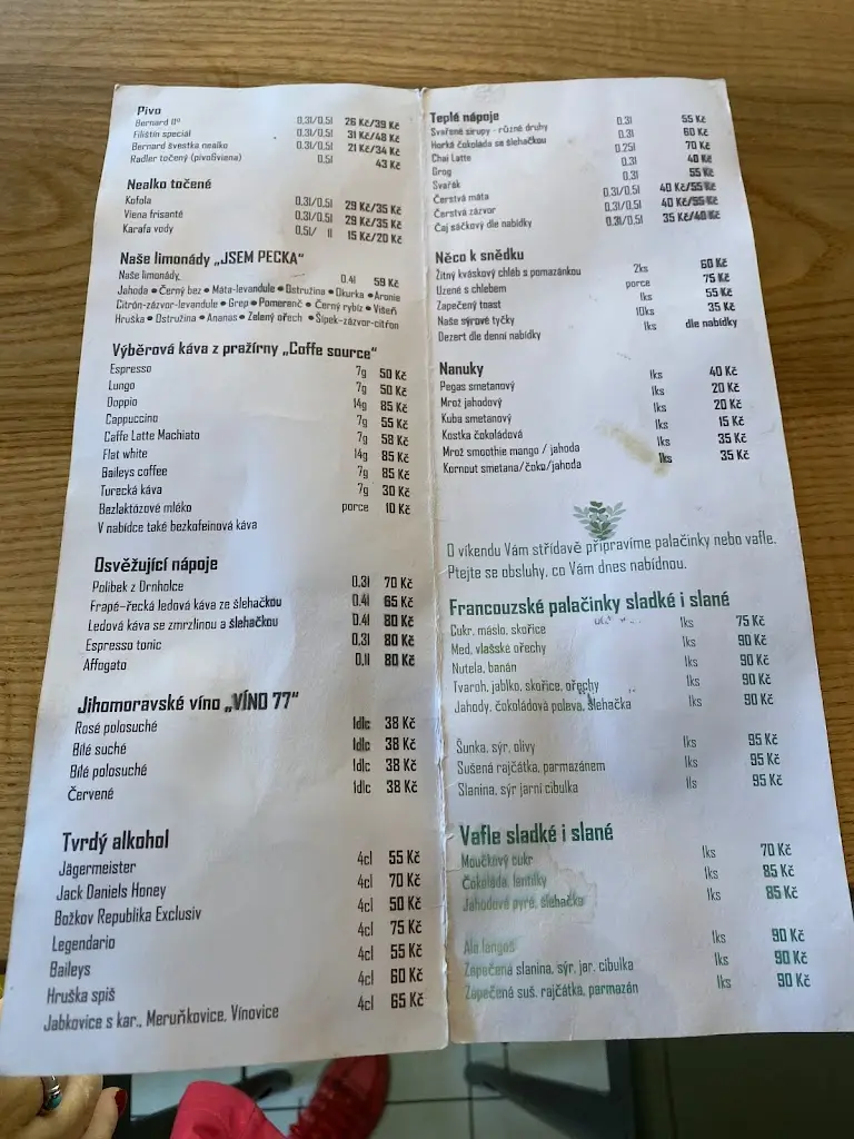 Menu_Občerstvení Nové Místo_Slatiňany_immagine_2