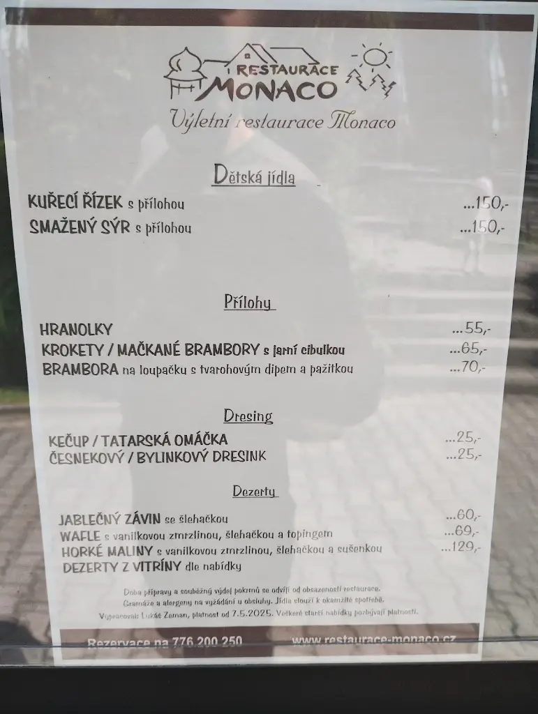 Menu_Výletní restaurace MONACO_Slatiňany_image_1