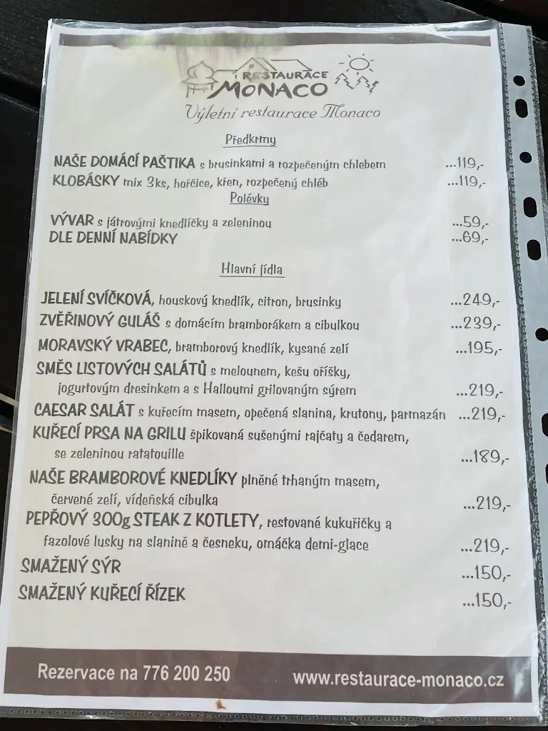 Menu_Výletní restaurace MONACO_Slatiňany_image_3
