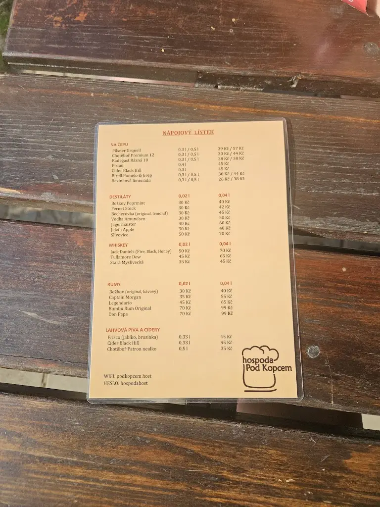 Menu_Hospoda Pod Kopcem_Slatiňany_image_1