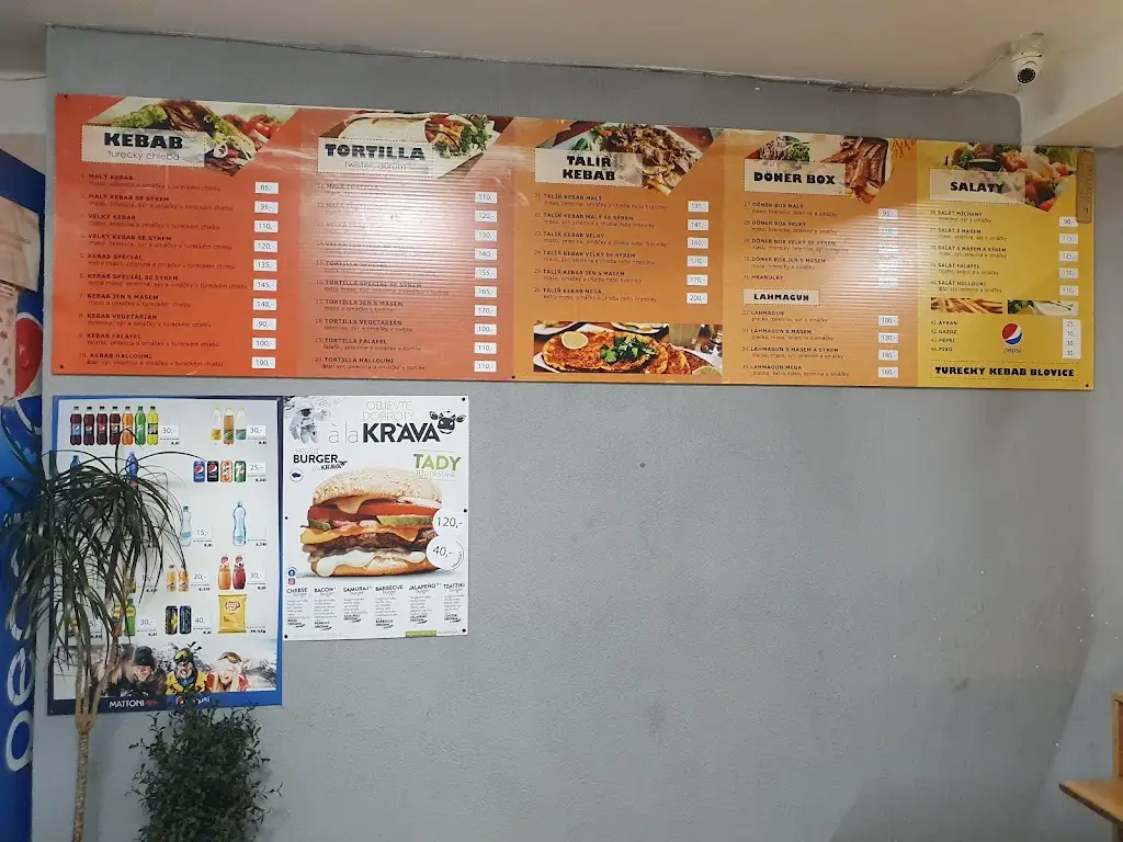Menu_Turecky Kebab Blovice_Blovice_immagine_1