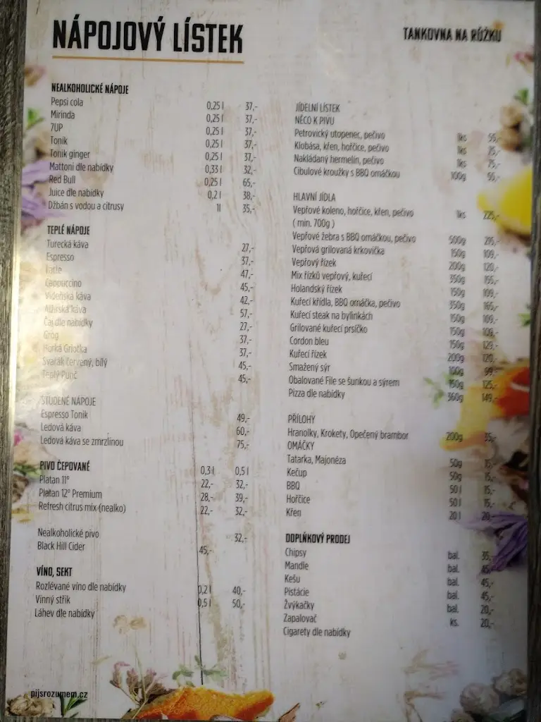 Menu_Tankovna Na Růžku_Milevsko_image_2