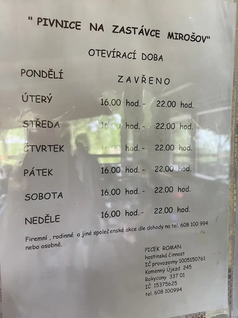 Menu_Pivnice Na zastávce_Dobřív_image_1