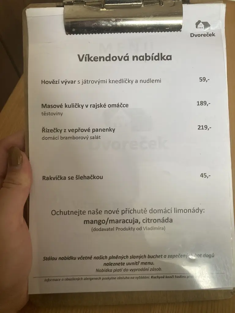 Menu_Dvoreček Dýšina_Dýšina_image_1