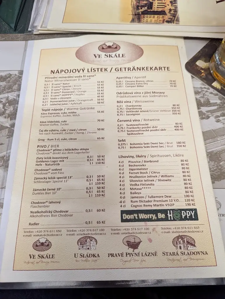 Menu_Restaurace Ve Skále_Chodová Planá_immagine_2