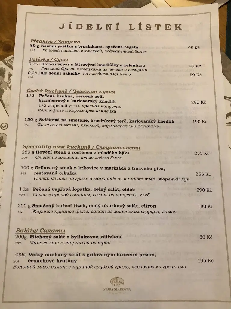 Menu_Restaurace Stará Sladovna_Chodová Planá_image_3
