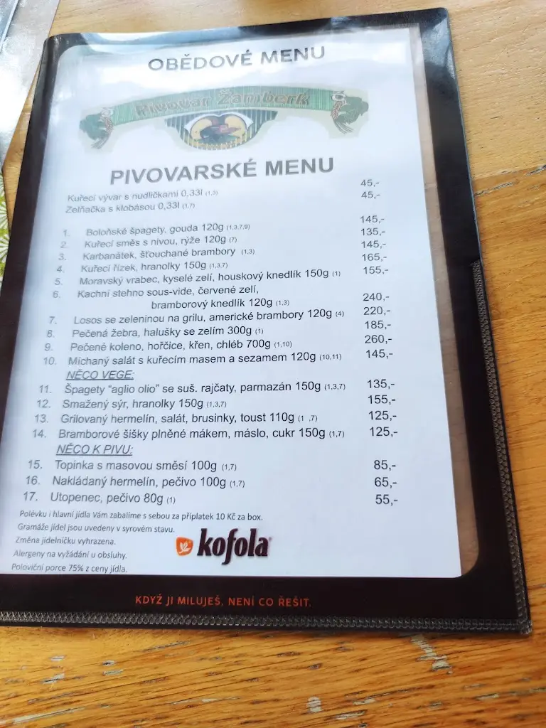 Menu_Pivovar Žamberk Kanec_Žamberk_image_4