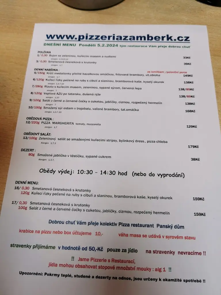 Menu_Pizzerie Panský Dům_Žamberk_image_1