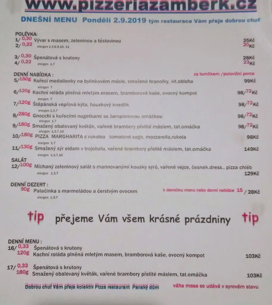 Menu_Pizzerie Panský Dům_Žamberk_image_4
