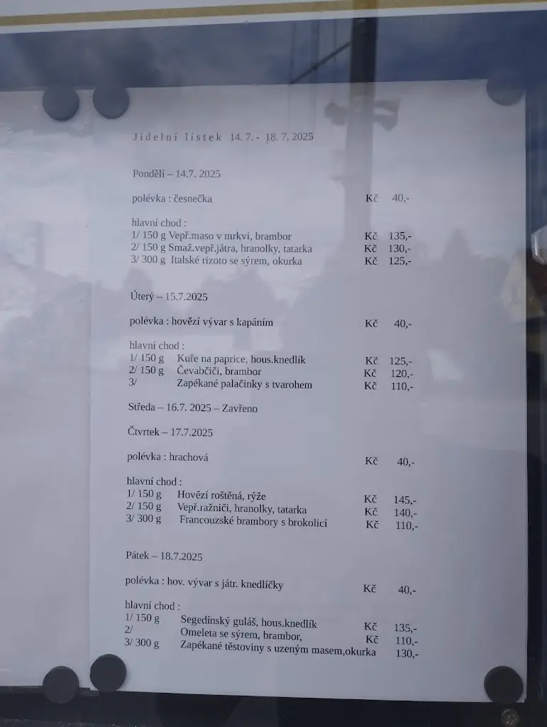 Menu_Hostinec pod kaštanem_Milevsko_immagine_3