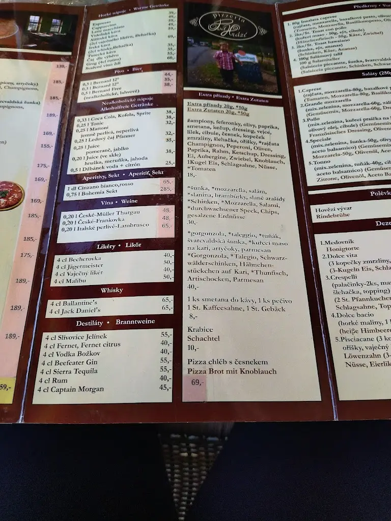 Menu_Pizzerie Pod Hrází_Holoubkov_image_1