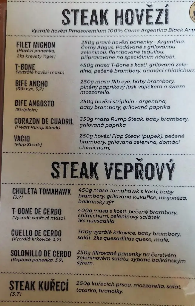 Menu_El Amigo - Mexican restaurant_Vysoké Mýto_image_4