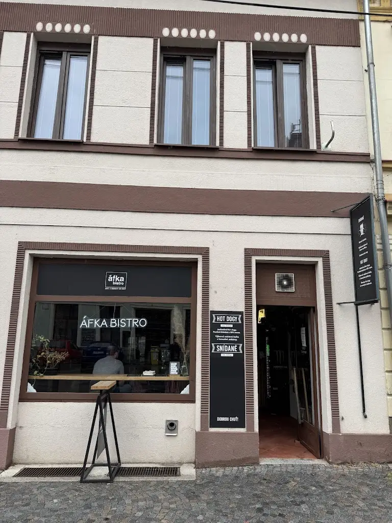 Áfka bistro restaurant in Vysoké Mýto