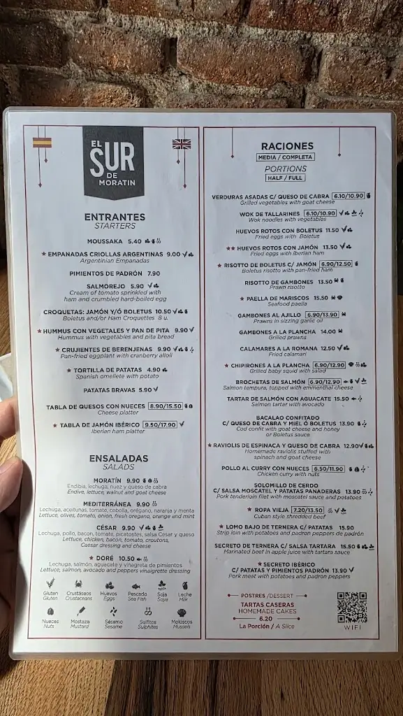 Menu_El Sur de Moratín_Bernartice_image_4