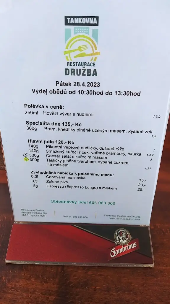 Menu_Restaurace Družba_Vysoké Mýto_image_1