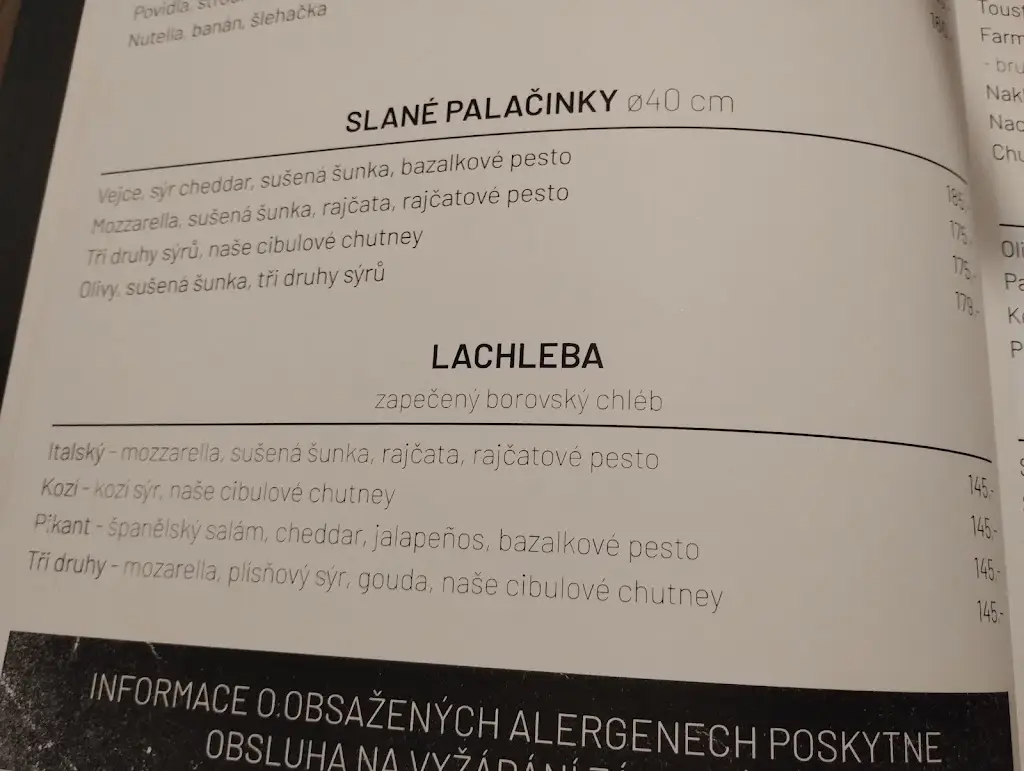 Menu_LaCasa vino & caffe_Vysoké Mýto_image_4