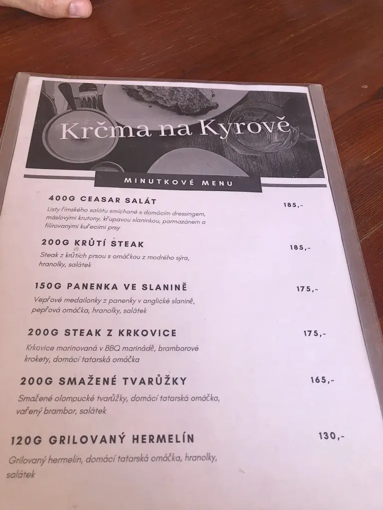 Menu_Krčma na Kyrově_Hostouň_image_1