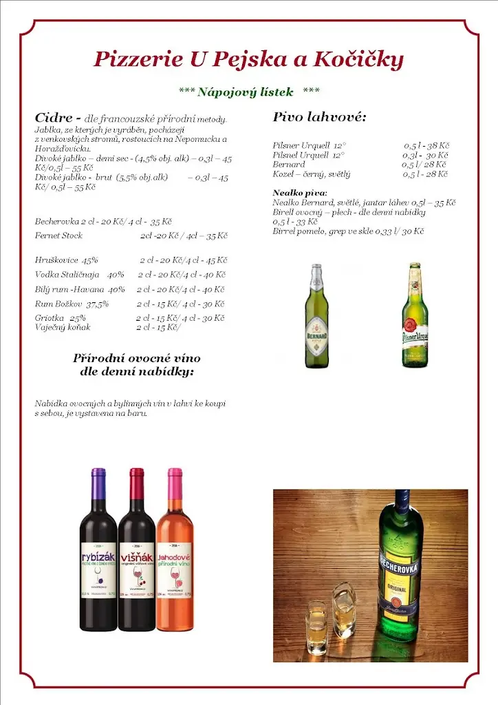Menu_Pizzerie U Pejska a Kočičky Kasejovice_Kasejovice_image_2