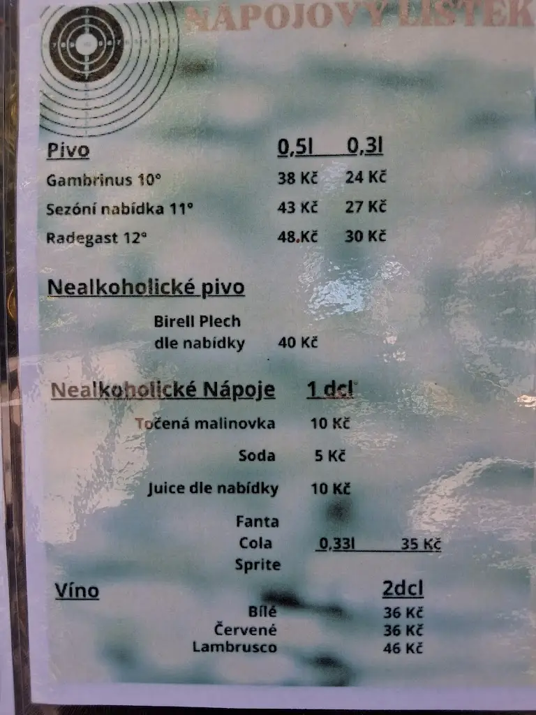 Menu_Střelnice_Kout na Šumavě_image_2